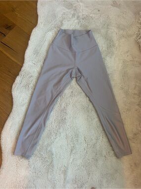 ALO Yoga small Lavender High-Waist Leggings with minor mark on leg
